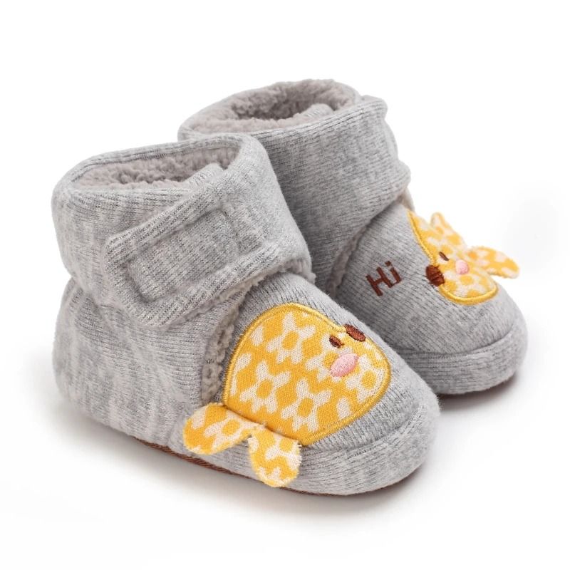Cute Soft Cartoon Cotton Baby Toddler Shoes First Walker