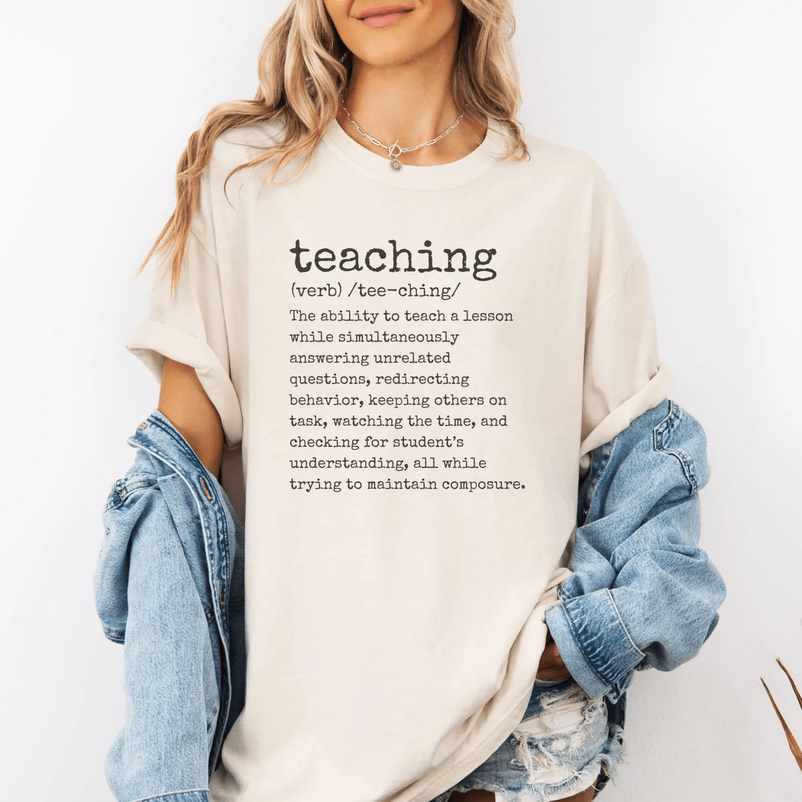 Funny Teacher Shirt Comfort Colors Teacher Gift Teaching Shirt Educator Tee