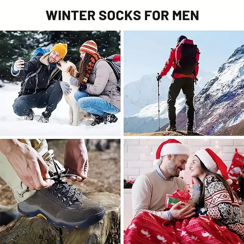Merino Wool Thermal Socks Set