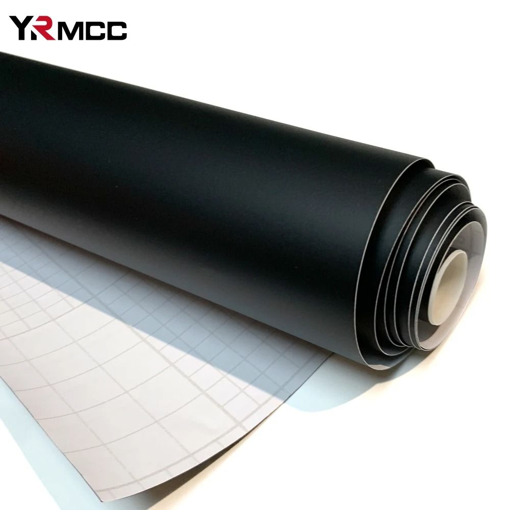 Matte Black Vinyl Wrap Car Body Film Waterproof Auto Tuning Sticker