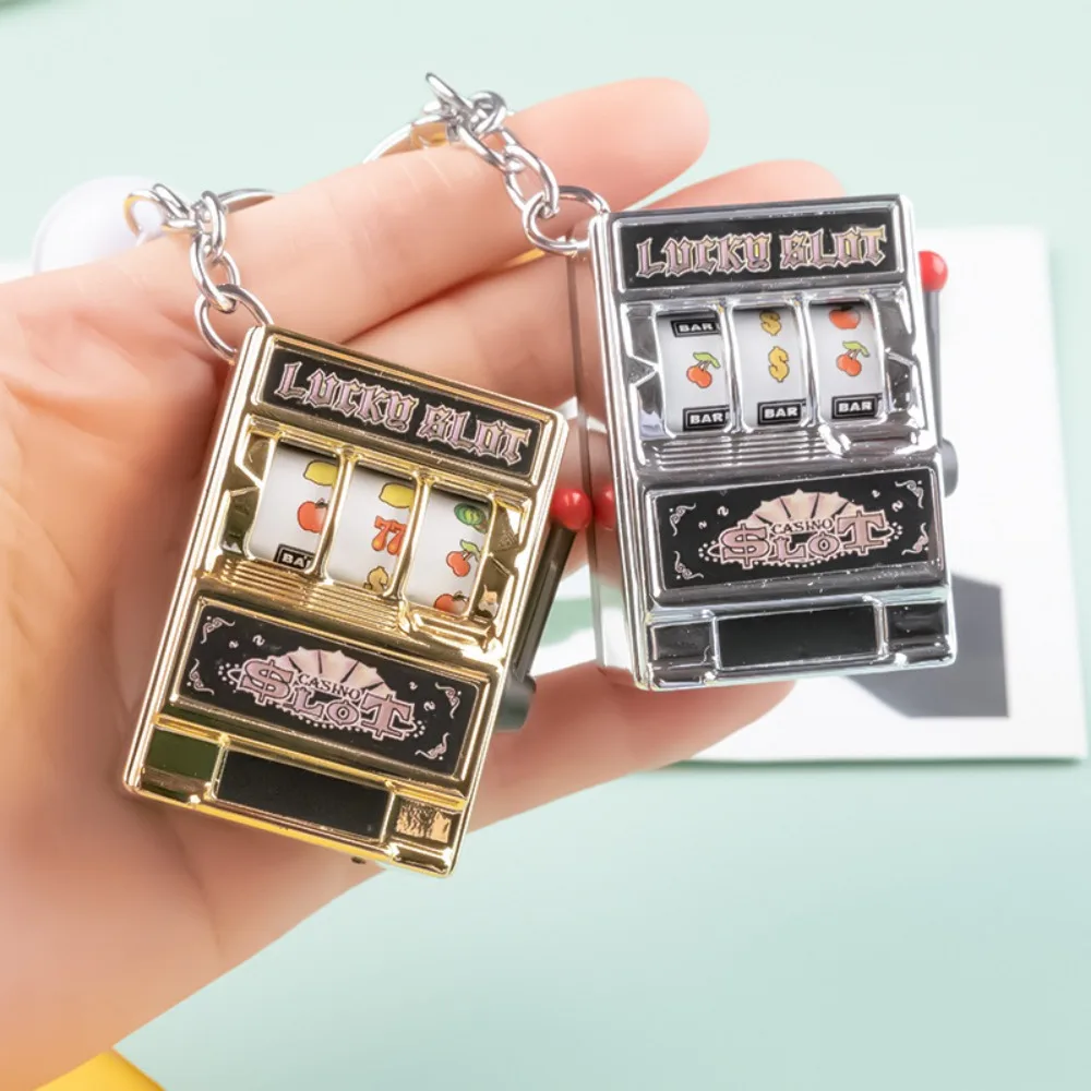 Personalized Fruit Machine Slot Keychain  Trendy Car Pendant & Gift Accessory