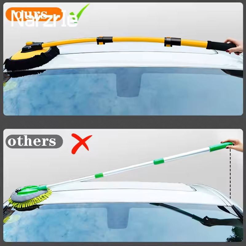 New Car Wash Mop Cleaning Brush With Telescoping Handle