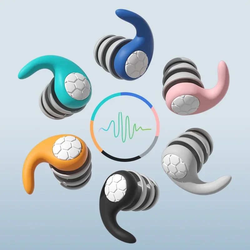 Silicone Earplugs Noise Reducing Waterproof Sleep Earplugs