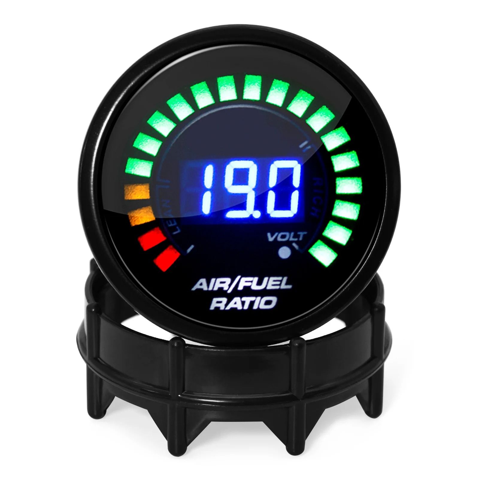 52mm Air Fuel Ratio Gauge Digital AFR Display for Gasoline Cars
