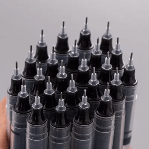 SmoothFlow Needle Tip Gel Pen Set 10PCS Precision Writing Kawaii Stationery