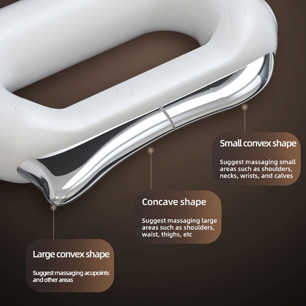 Electric Fascia Massager with Heating and Microcurrent Therapy