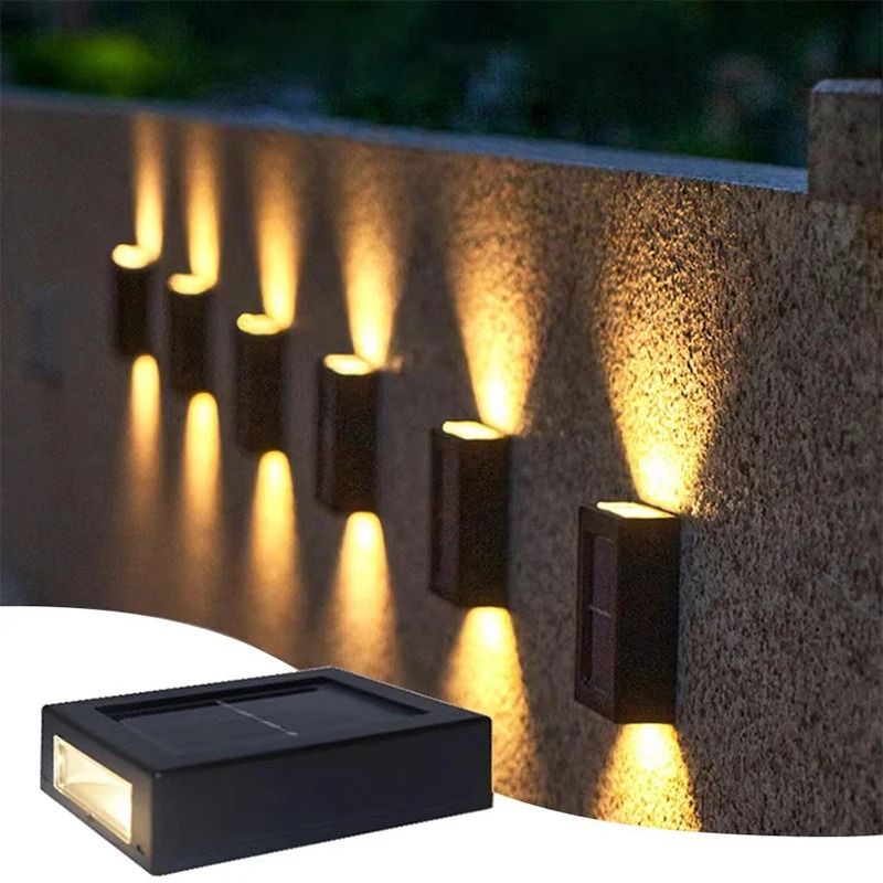 Solar Up and Down Outdoor Wall Spot Light