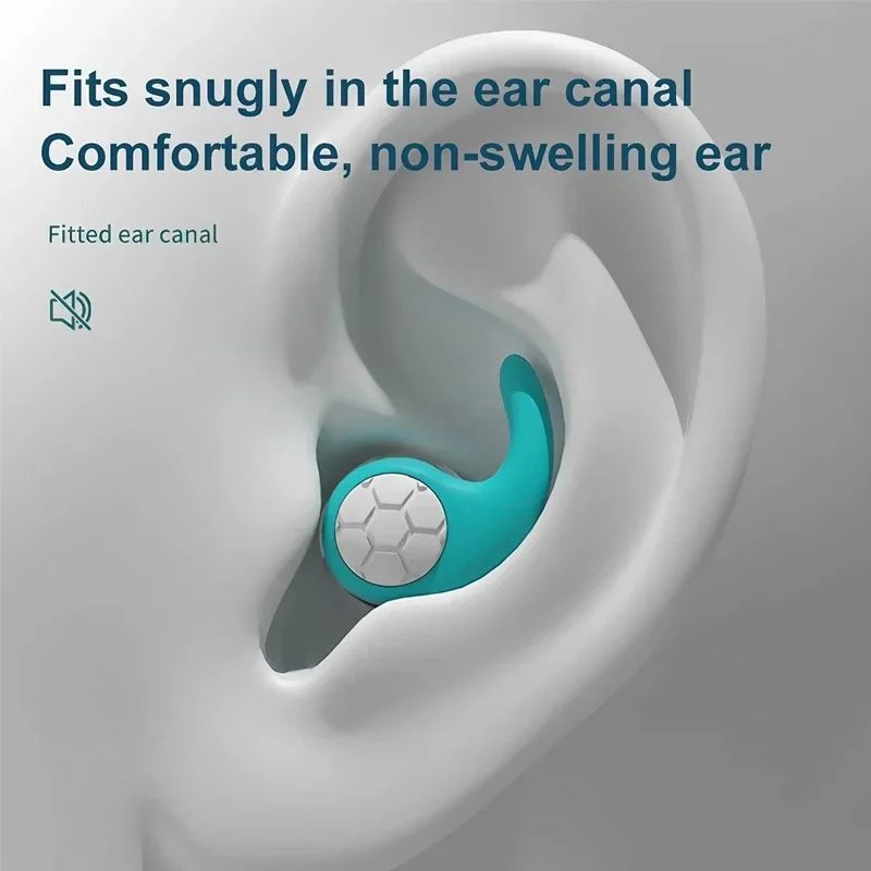 Silicone Earplugs Noise Reducing Waterproof Sleep Earplugs