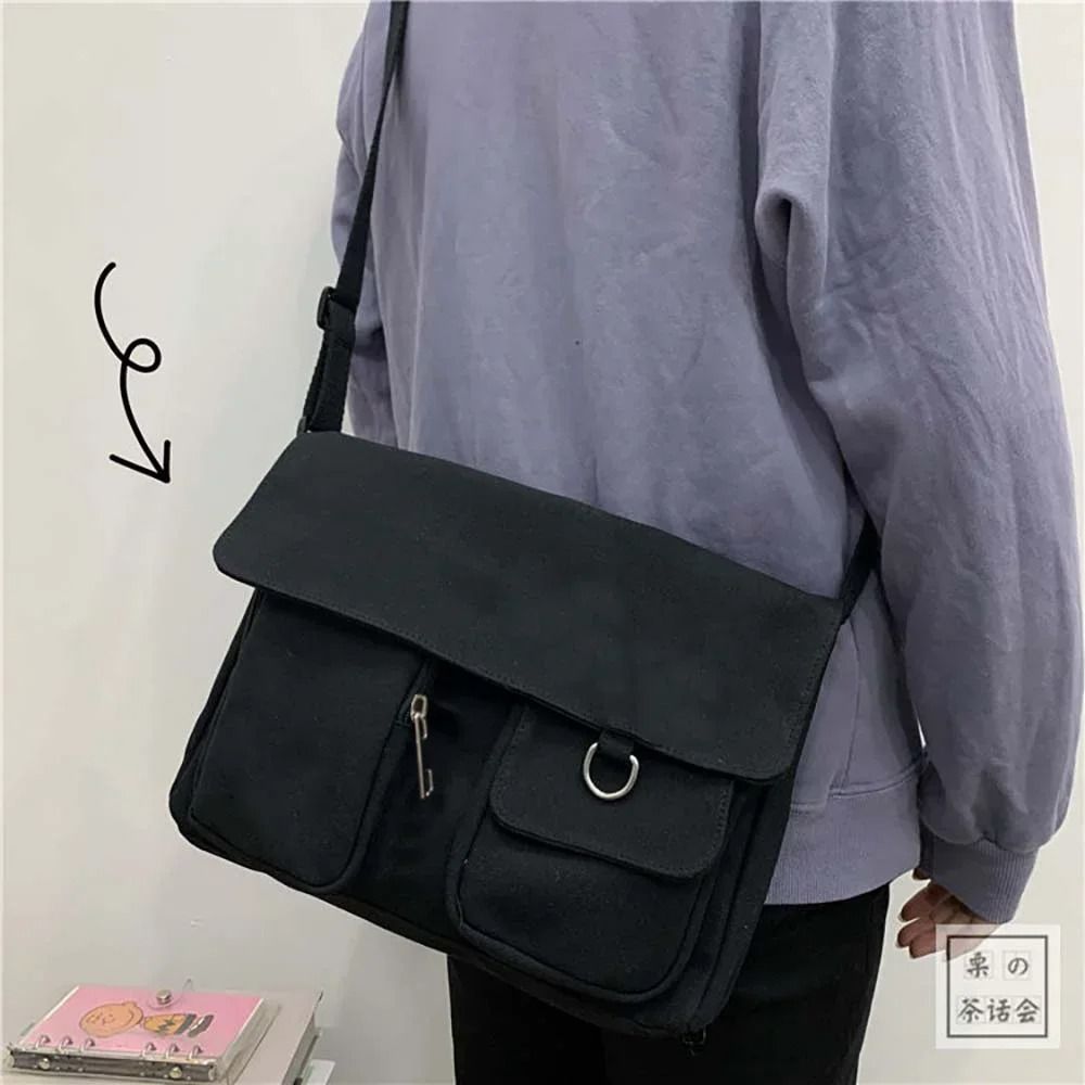 Harajuku Fashion Canvas Crossbody Bag