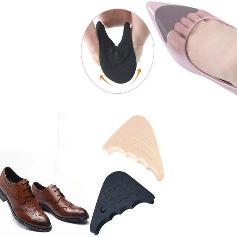 Soft Toe Plug Half Insole Reusable Shoe Filler Adjustable Foot Padding Inserts