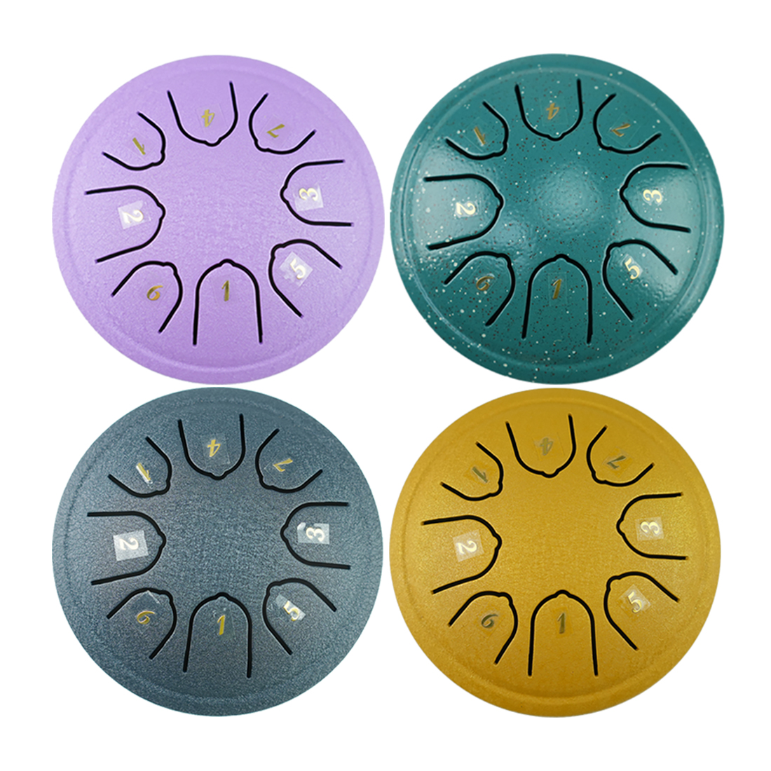Steel Tongue Drum with Drumsticks & Accessories Tone Hand Pan Music Instrument