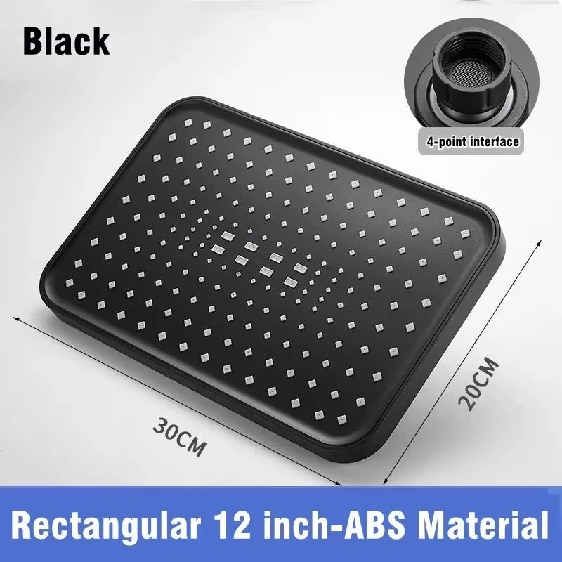 High-Pressure Large Panel Overhead Shower Head Universal Rainfall Showerhead