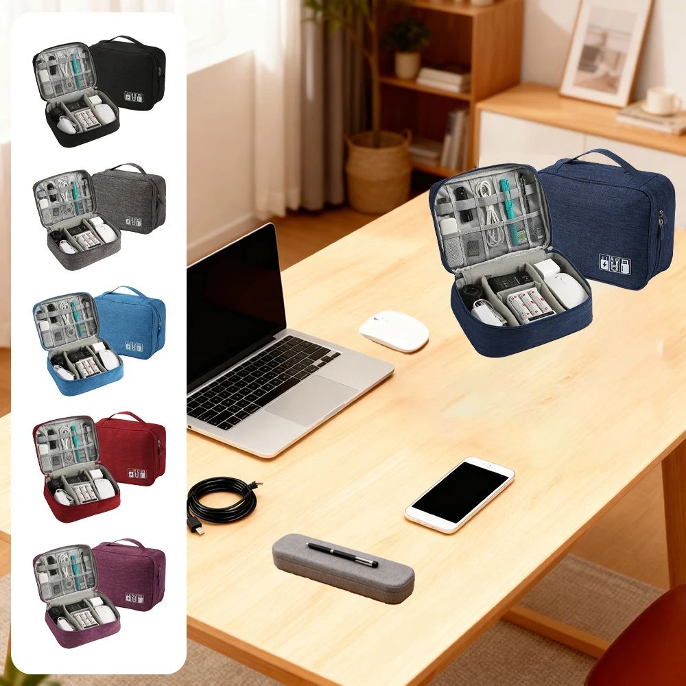 Travel Electronics Organizer Bag