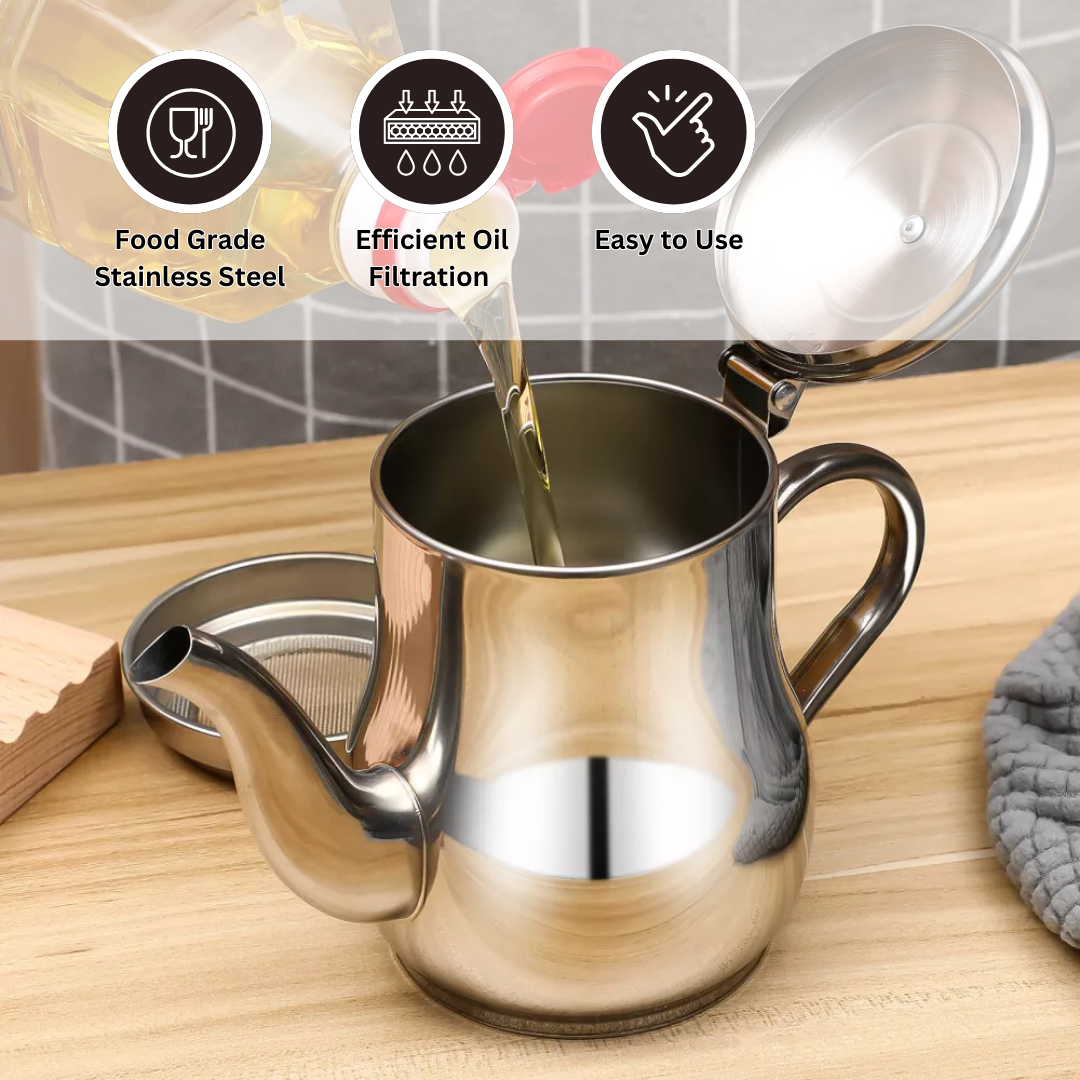 Stainless Steel Oil Filter Pot