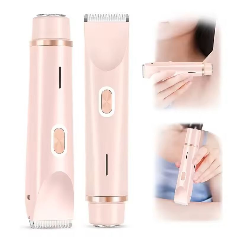 Women 2 in 1 Dual Head Electric Shaver and Trimmer