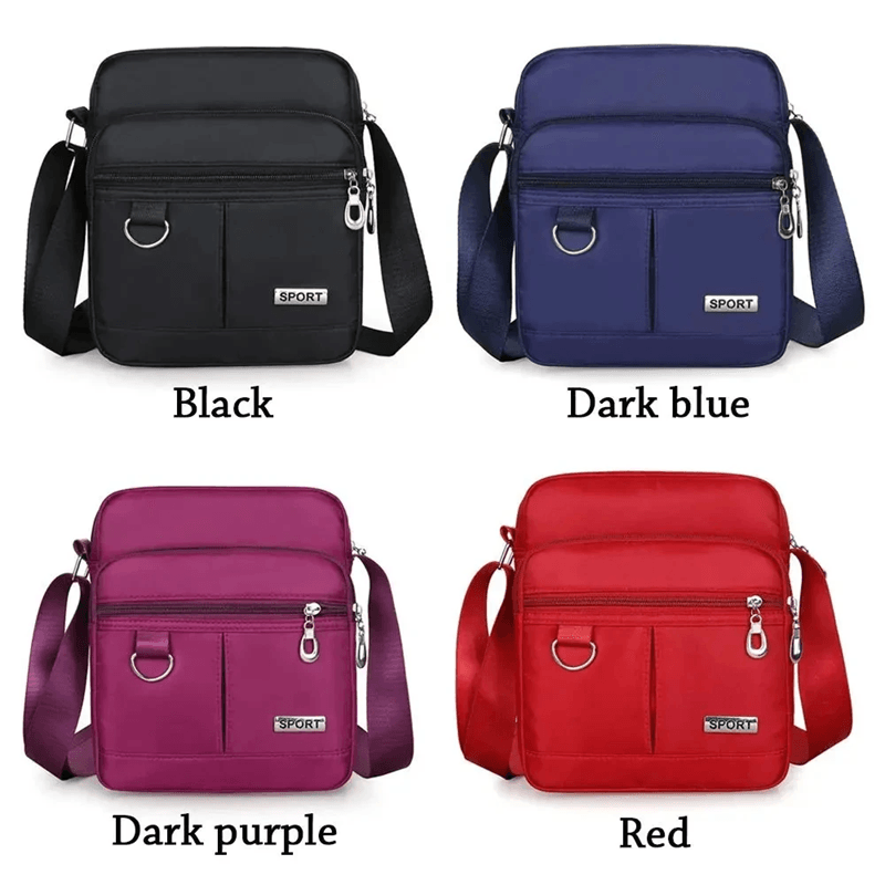 AquaGuard Waterproof Nylon Crossbody Bag
