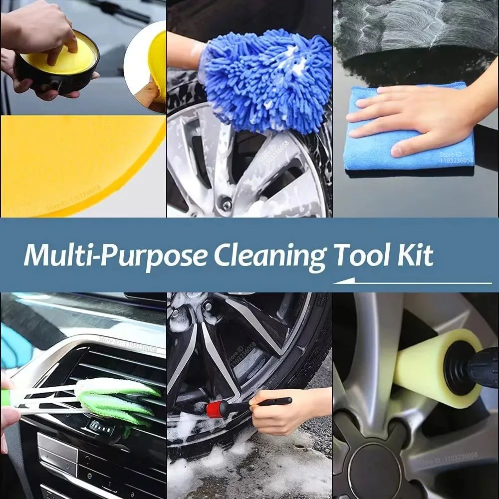 Car Detailing Drill Brush Cleaning Kit