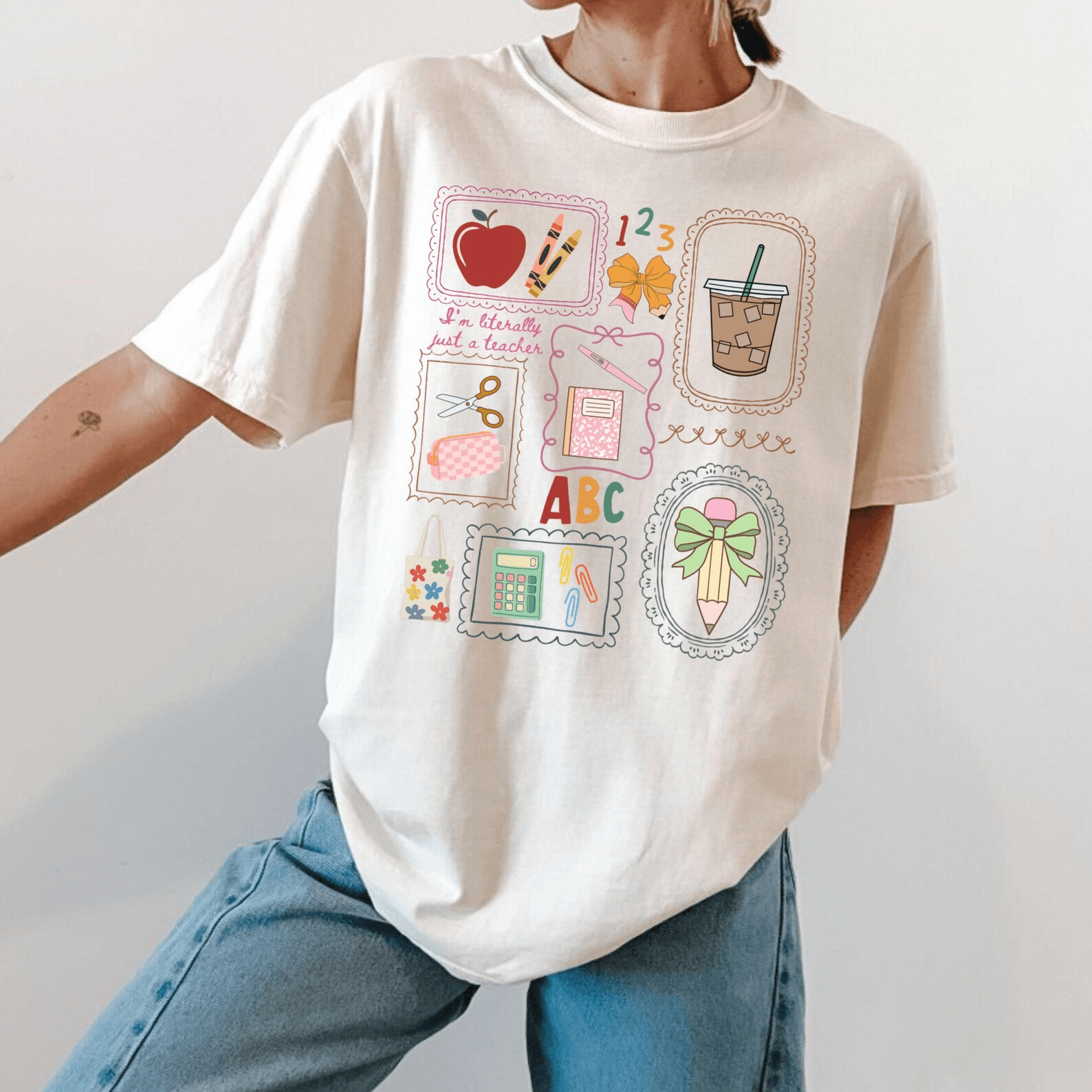 Comfort Colors Teacher Shirt Trendy Funny Teaching Tee Cute Teacher Gift