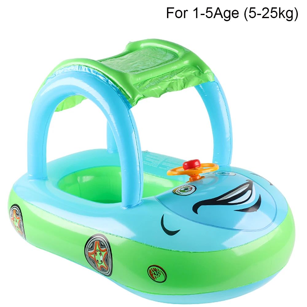 Car Shape Toddler Pool Float Kids Swim Ring