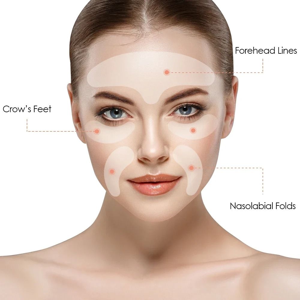 Derma-Align Five-Zone Recovery System – Premium 5-Piece Reusable Silicone Anti-Wrinkle Set