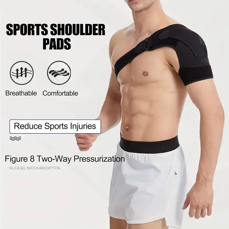 Adjustable Shoulder Brace for Left and Right Shoulder Protect, Suitable for Both Men and Women