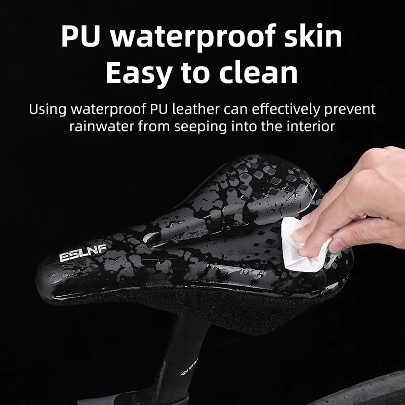 Gel Soft Bike Anti Slip Waterproof Saddle Cover with Cushion Padding