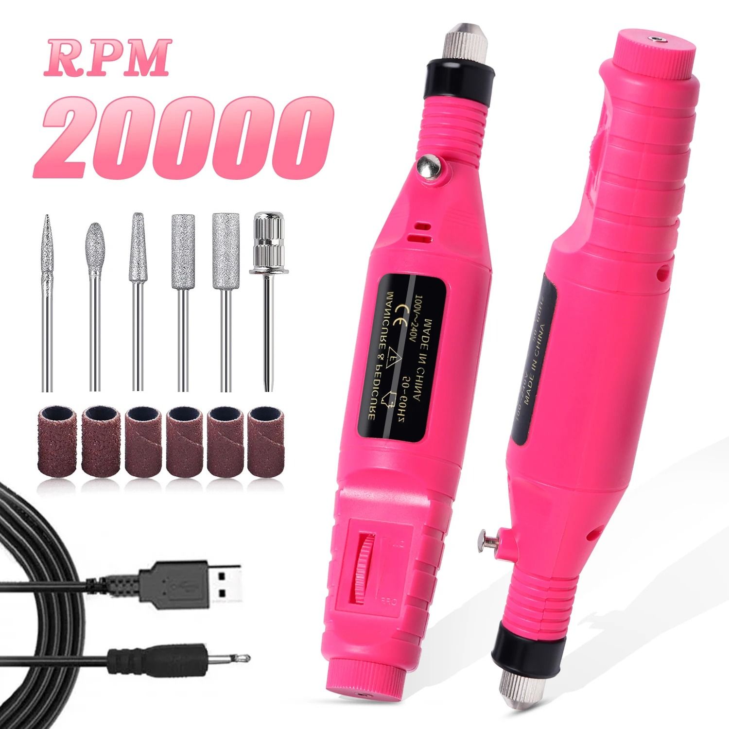 Electric Nail Drill and Sander Set