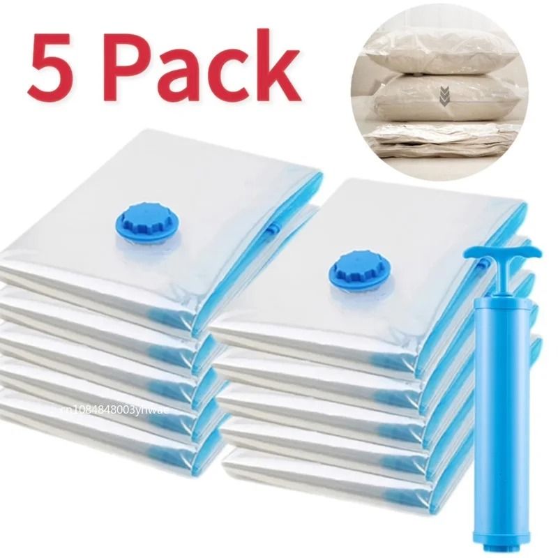 Premium Space-Saving Vacuum Storage Bags – Waterproof compressed Organizer Set