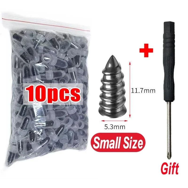 Universal Tubeless Tire Repair Kit Glue Free Tire Puncture Repair Nails Set for Car and Motorcycle