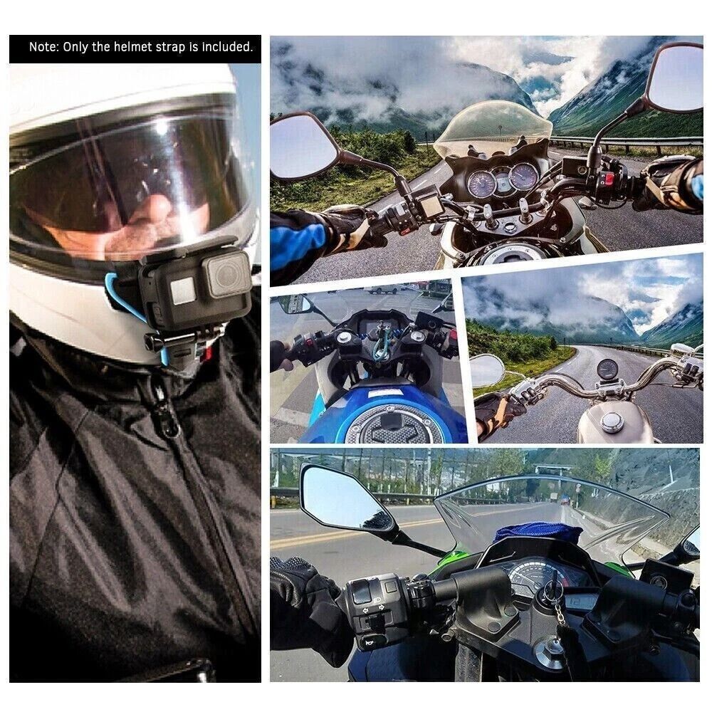 Front Chin Mount Holder Bracket for GoPro Hero 9-5 Motorcycle Helmet Camera