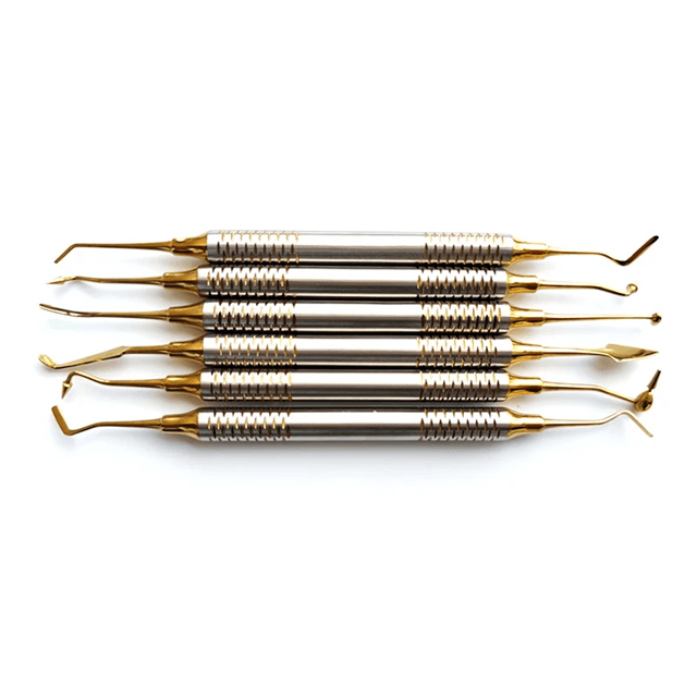 TitanEdge 6 Piece Dental Composite Resin Filling Spatula Set