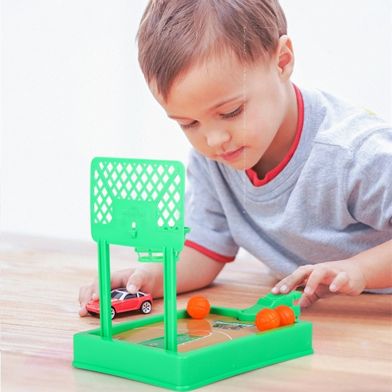 Mini Desktop Basketball Hoop Game, Finger Shooting Tabletop Sports Toy for Kids & Adults