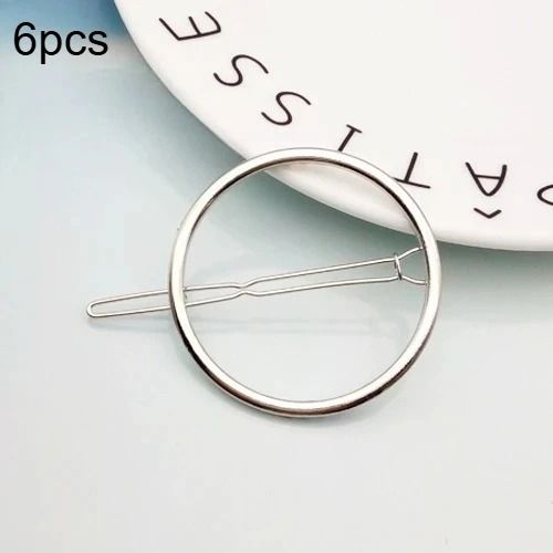 6 pcs Elegant Round Hairpins Set