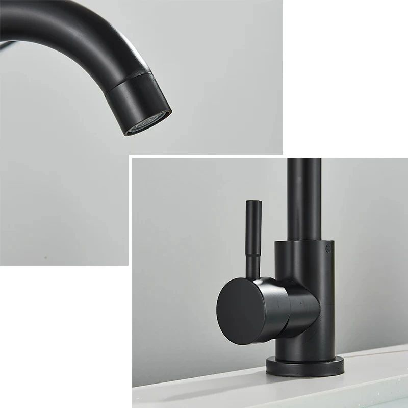 304 Stainless Steel Bathroom Sink Mixer Faucet