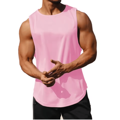 Mens Quick Dry Running Tank Top Loose Fit Marathon & Training Vest