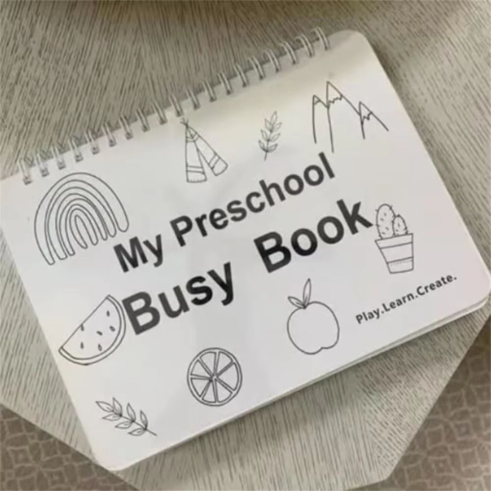 Preschool Busy Book Activity Binder for Early Learning