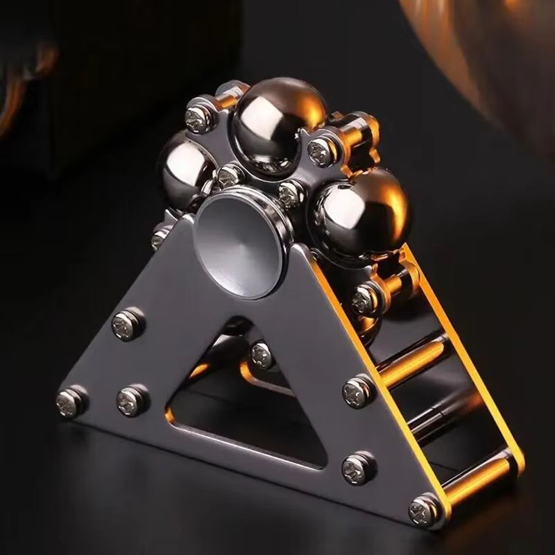 Metal Fingertip Gyroscopic Wheel Spinner Mechanical Desk Toy Stress Relief EDC Gadget