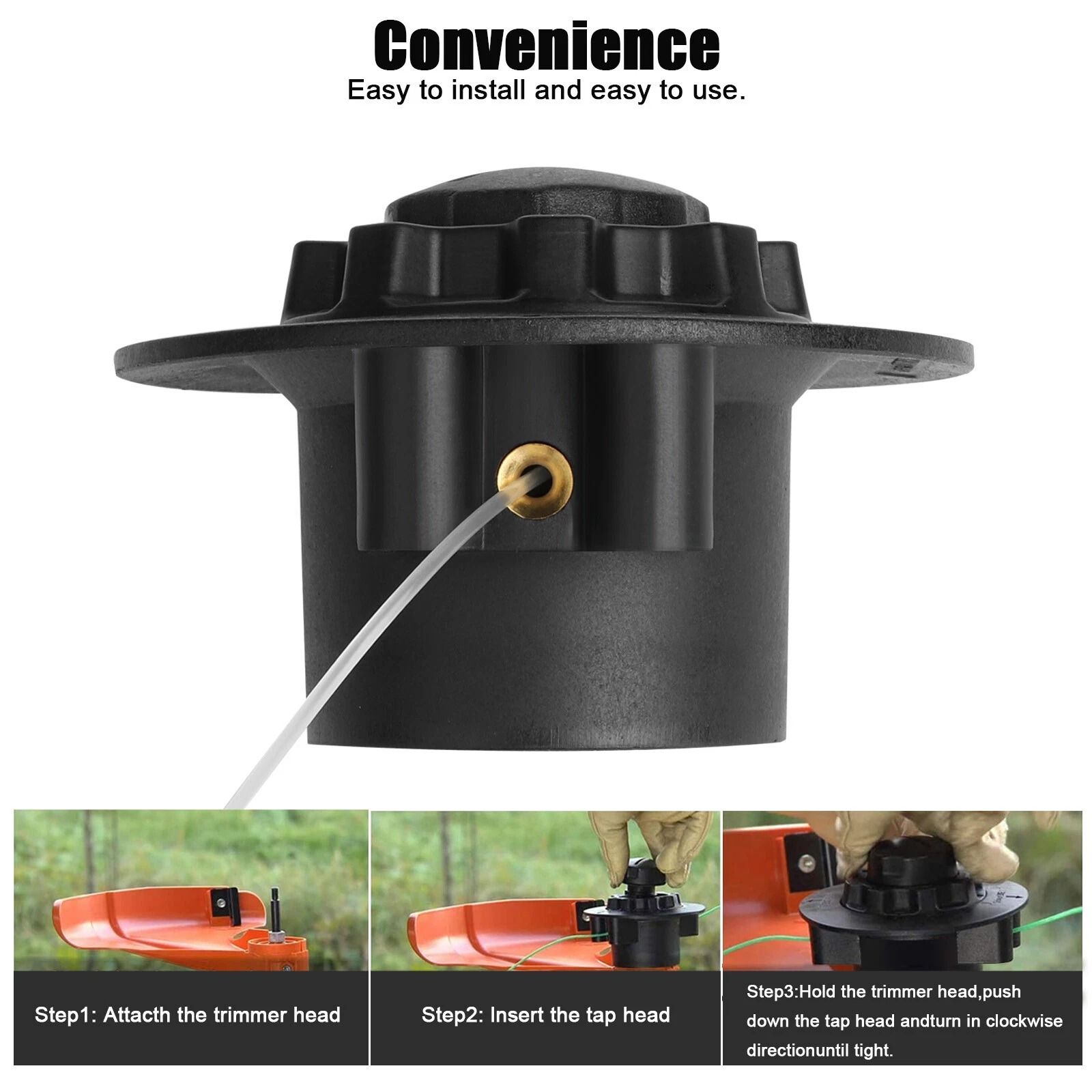 Premium Replacement Trimmer Head | Nylon Rope Weeding Head
