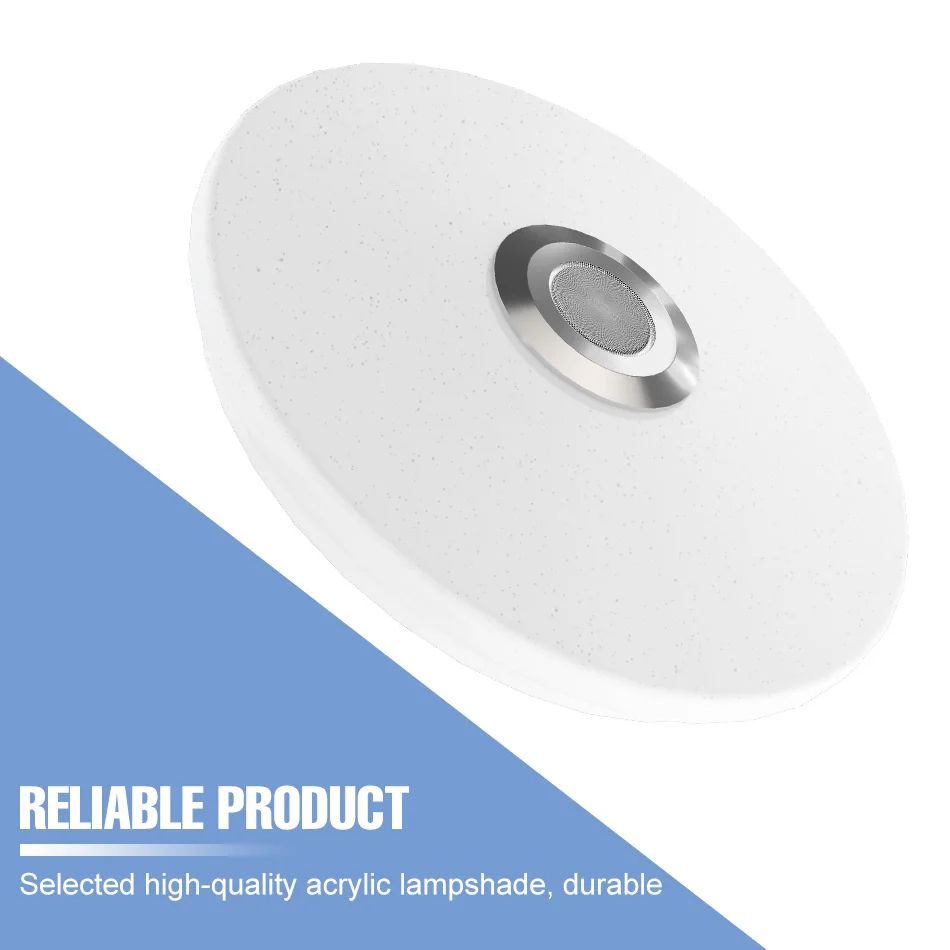 Smart RGB LED Ceiling Light with App and Remote Control