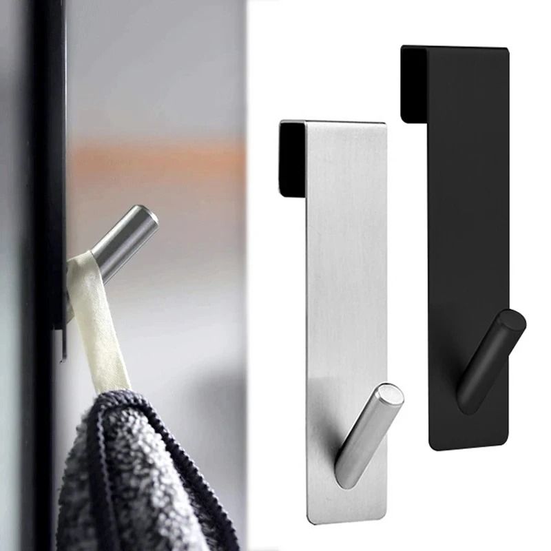 Stainless Steel Over-Glass Shower Door Hook