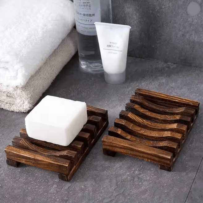 Natural Bamboo Soap Holder Tray