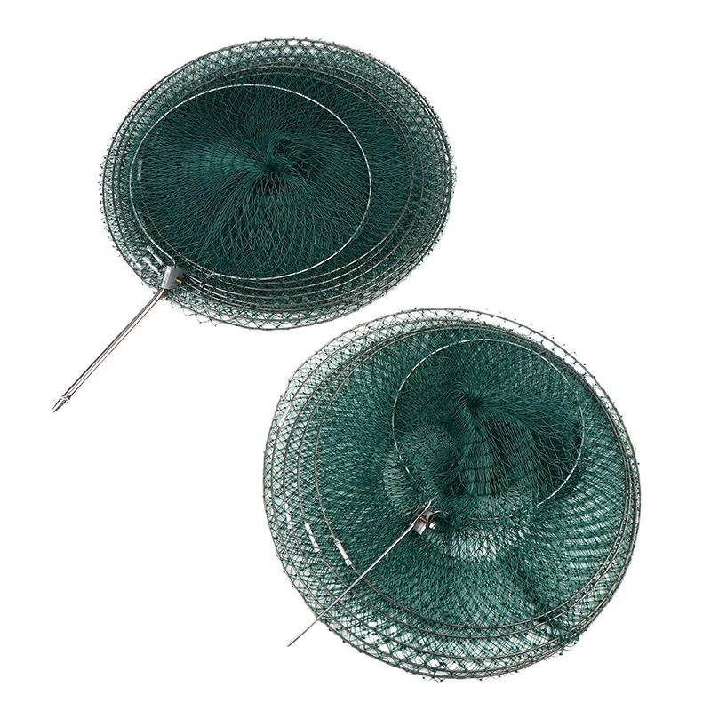 Collapsible Nylon Fishing Net Bag Shrimp and Fish Cage