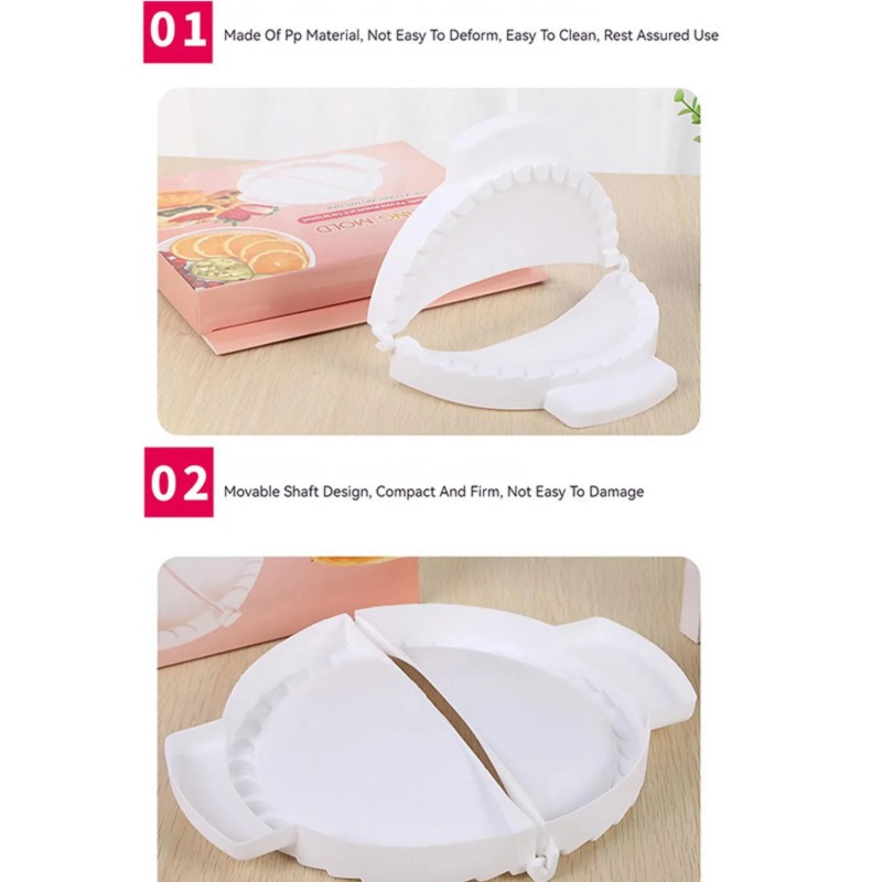 Upgrade Dumpling Mold, Dough Press Wrapper, Pastry Mould Shaper, Kitchen DIY Tool Accessories, Perfect for Homemade Dump