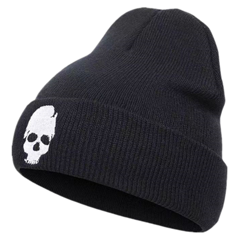 Autumn And Winter Skull Style, Beanie Hats For Woman And Man, Unisex Knitted Hat, Warm Winter Cap