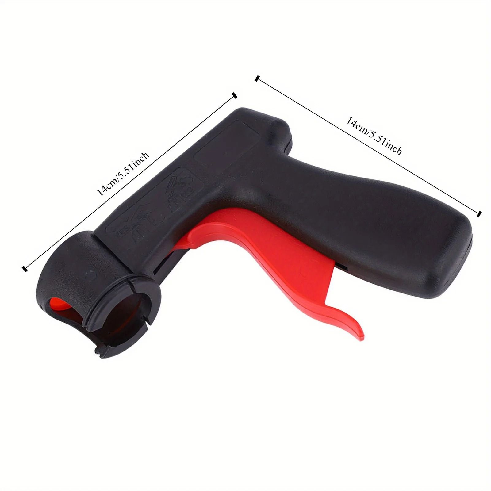 Ergonomic Paint Spray Handle Aerosol Trigger Adapter with Lock