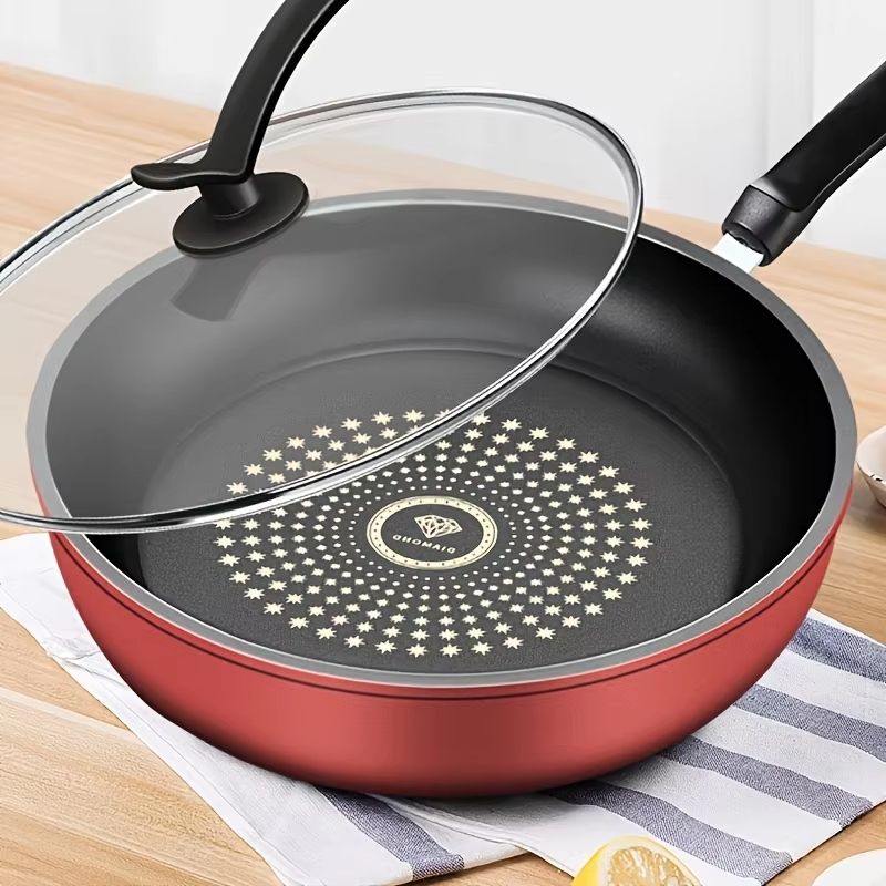 Premium 24cm Cast Iron Omelette Pan – Nonstick Honeycomb Frying Pan for Gas & Electric Cooktops
