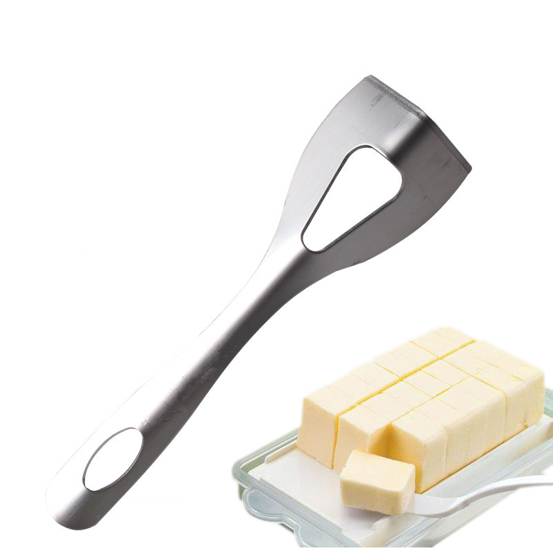 Stainless Steel Cheese Cutter – Food Grade Butter & Cake Slicer Tool