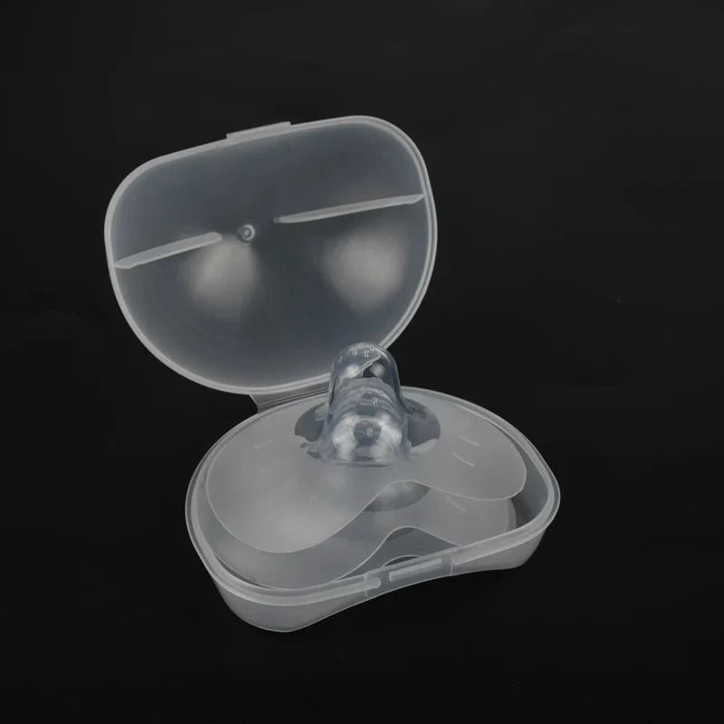 Silicone Breastfeeding Nipple Shields Two Pack Nursing Protection Covers