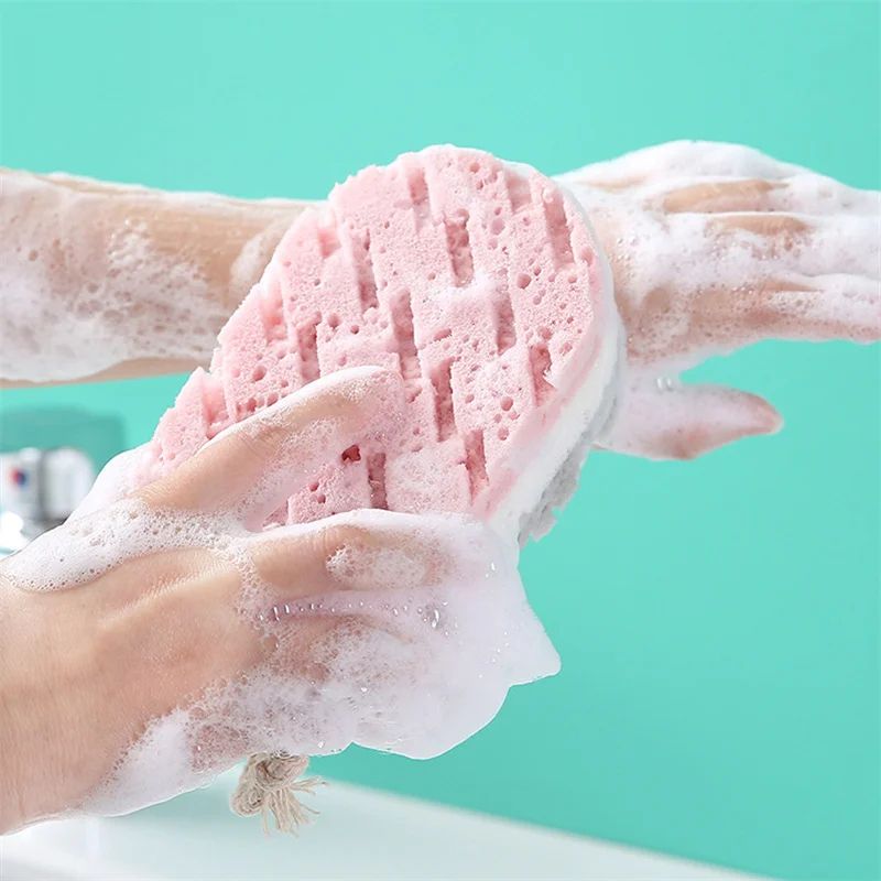Exfoliating Bath Sponge Ball Body Scrubber Massage Shower Loofah Brush