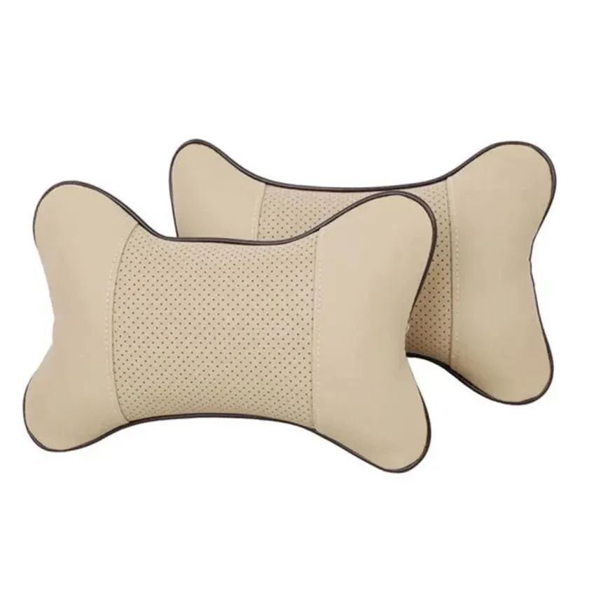 PU Leather Car Neck Pillow Headrest